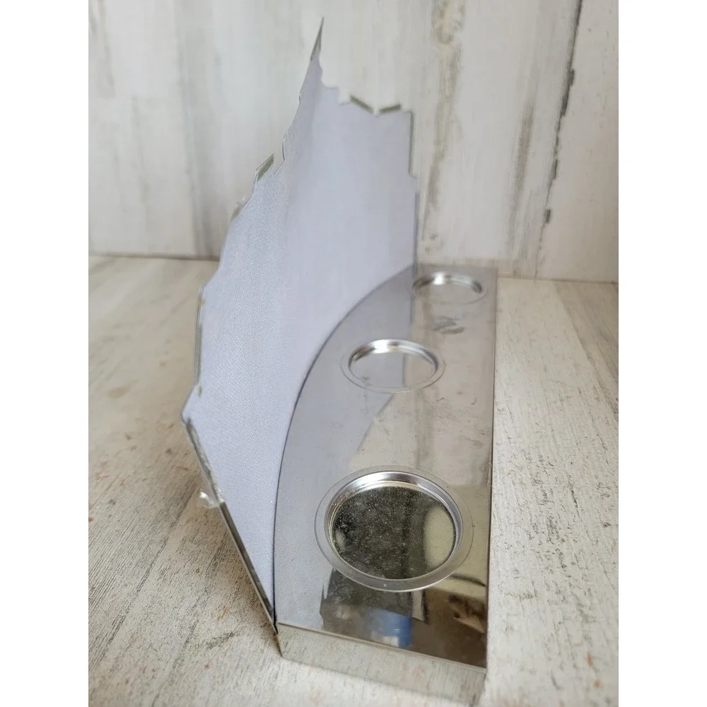 Party Lyte vintage Nativity scene tea light candle holder metal Xmas‎ home